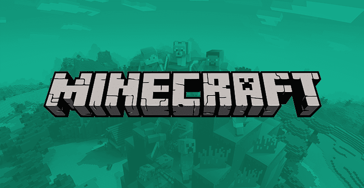 Minecraft logotip.