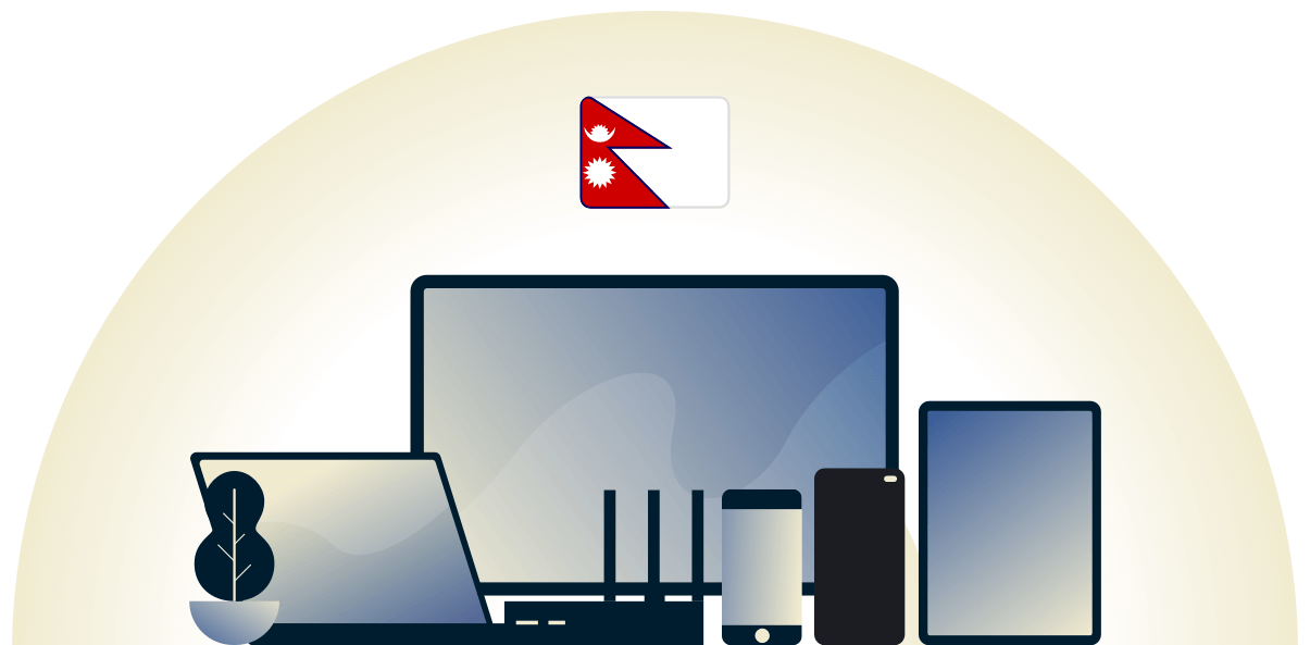 様々なデバイスを守るネパールVPN
