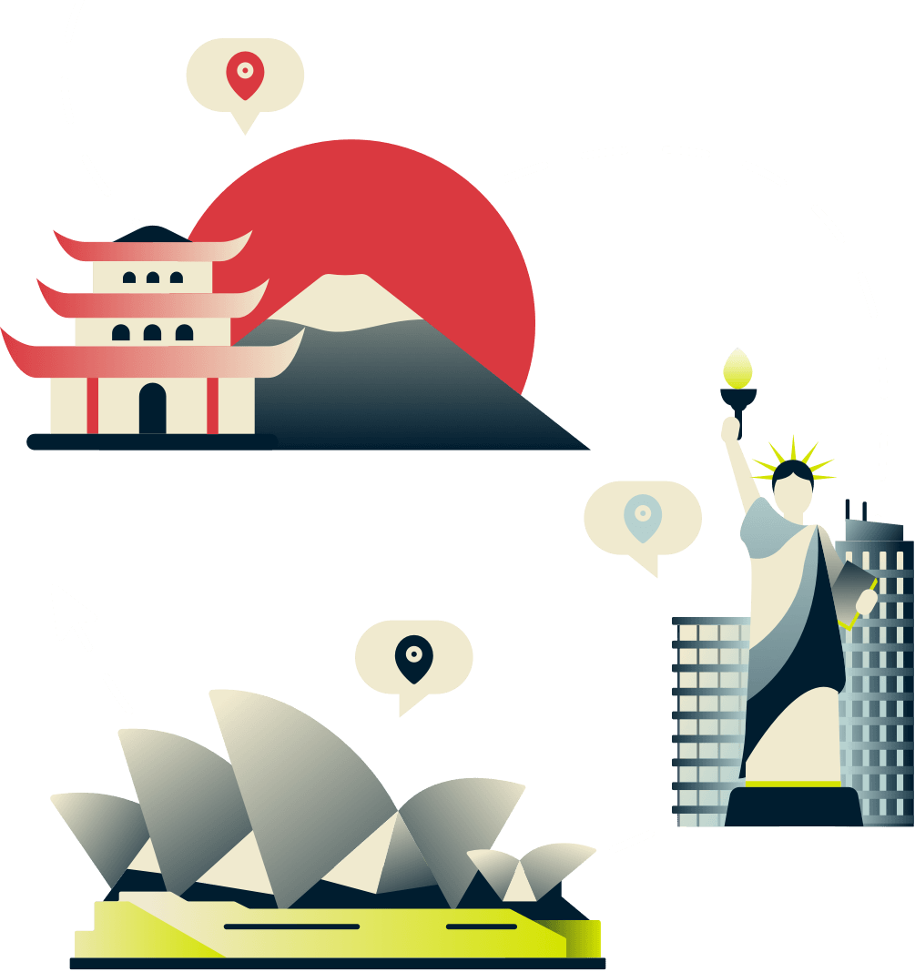 Gambar latar depan server VPN hero